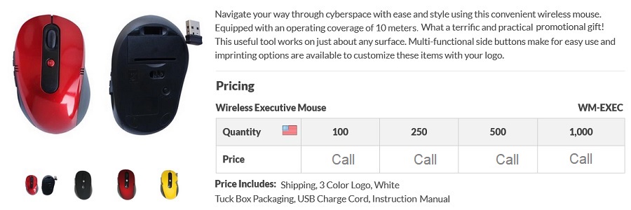 Executive Mouse With Logo