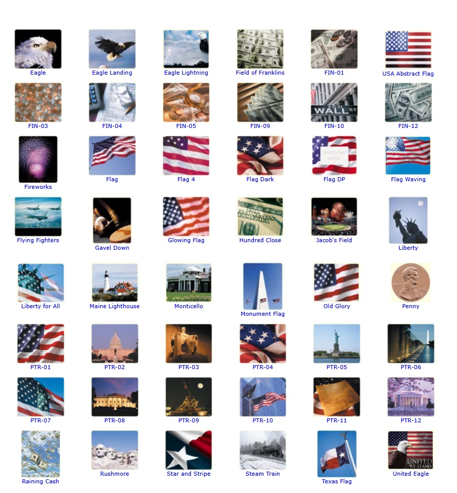 Americana Mouse Pads