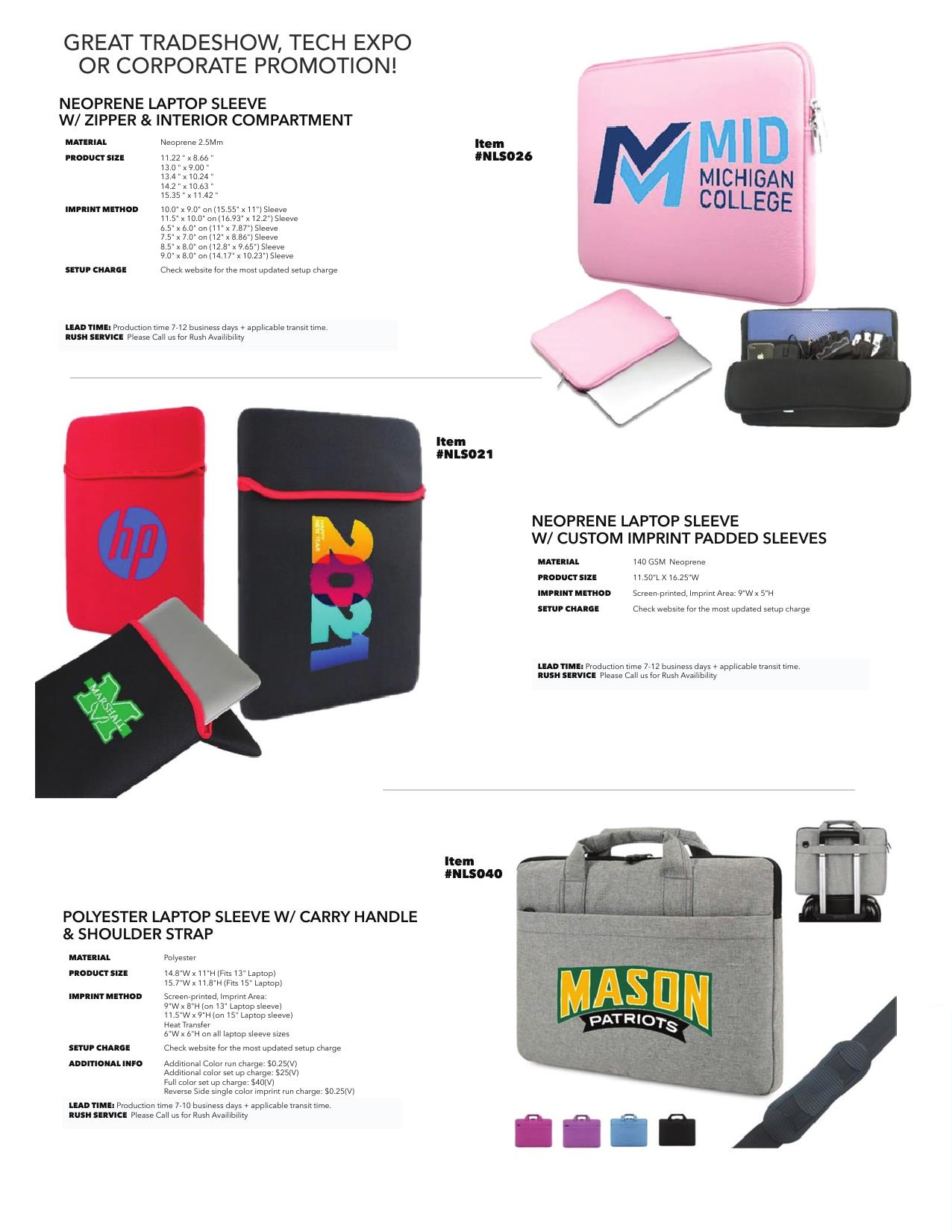 Neoprene Laptop Computer Cases and Sleeves