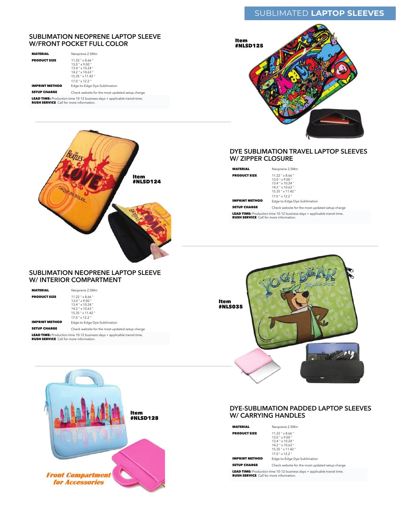 Neoprene Laptop Computer Cases and Sleeves